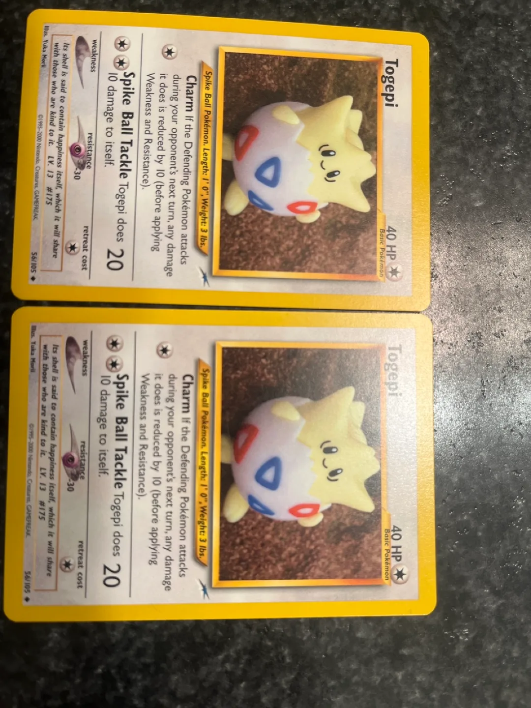 Pokemon Card - Togepi #175 - 56/105 image indicator(2)