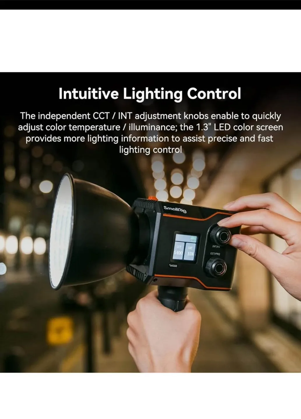 SMALLRIG RC 60B COB Video Light image indicator(6)