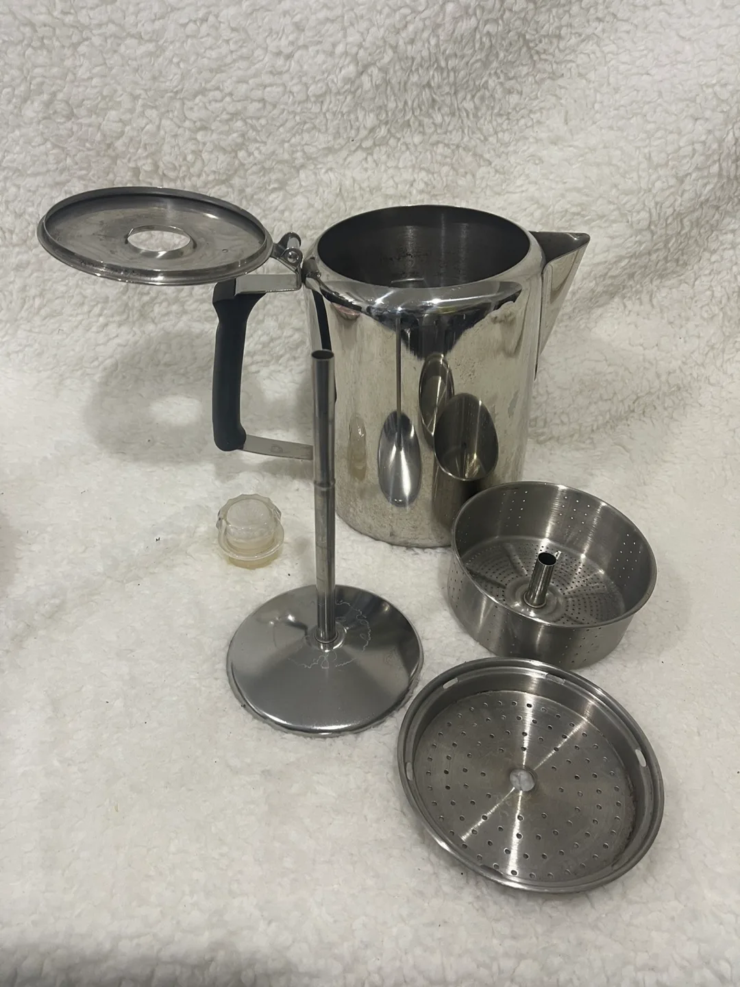 Stainless Steel Percolator Coffee Pot image indicator(4)