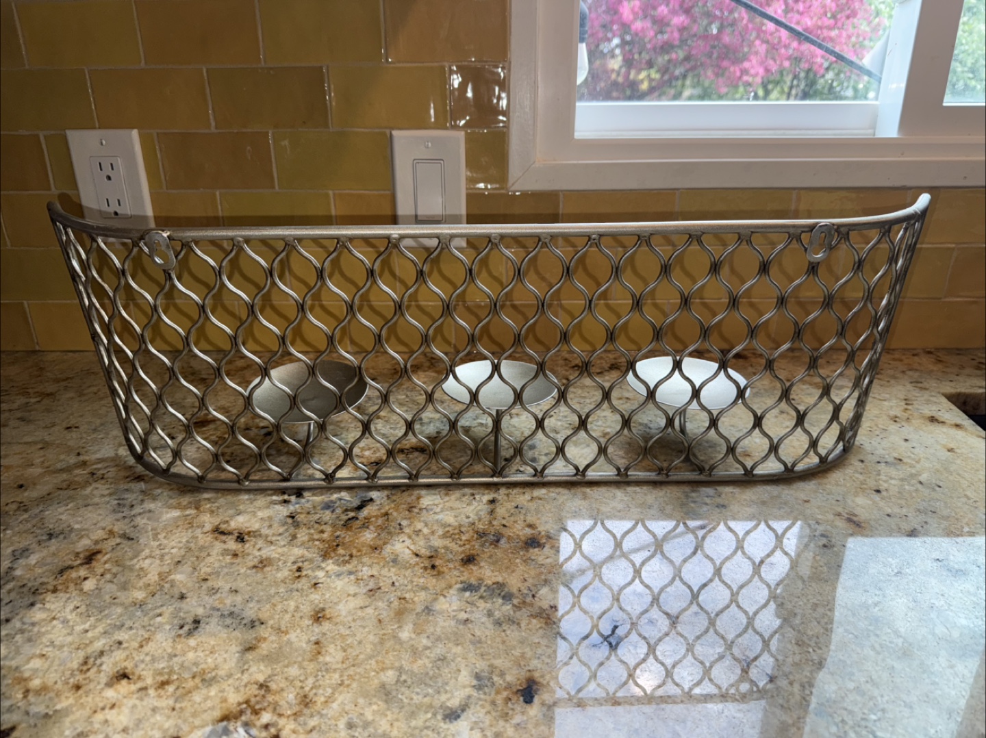 #freecycle Metal Candle Holder, Three-Cup Design - photo 2