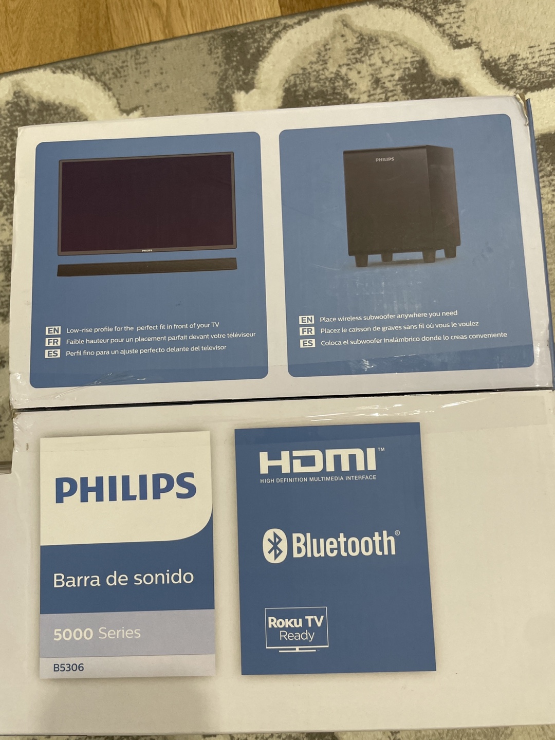 Philips 5000 Series B5306 2.1ch Soundbar with Wireless Subwoofer - photo 3