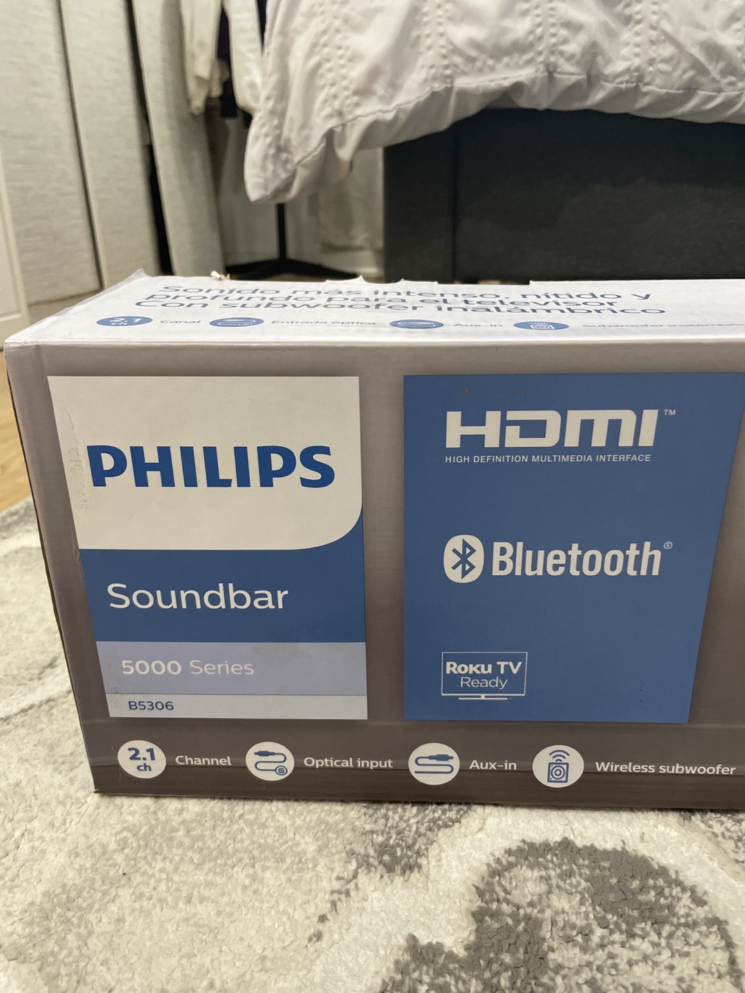 Philips 5000 Series B5306 2.1ch Soundbar with Wireless Subwoofer - photo 5