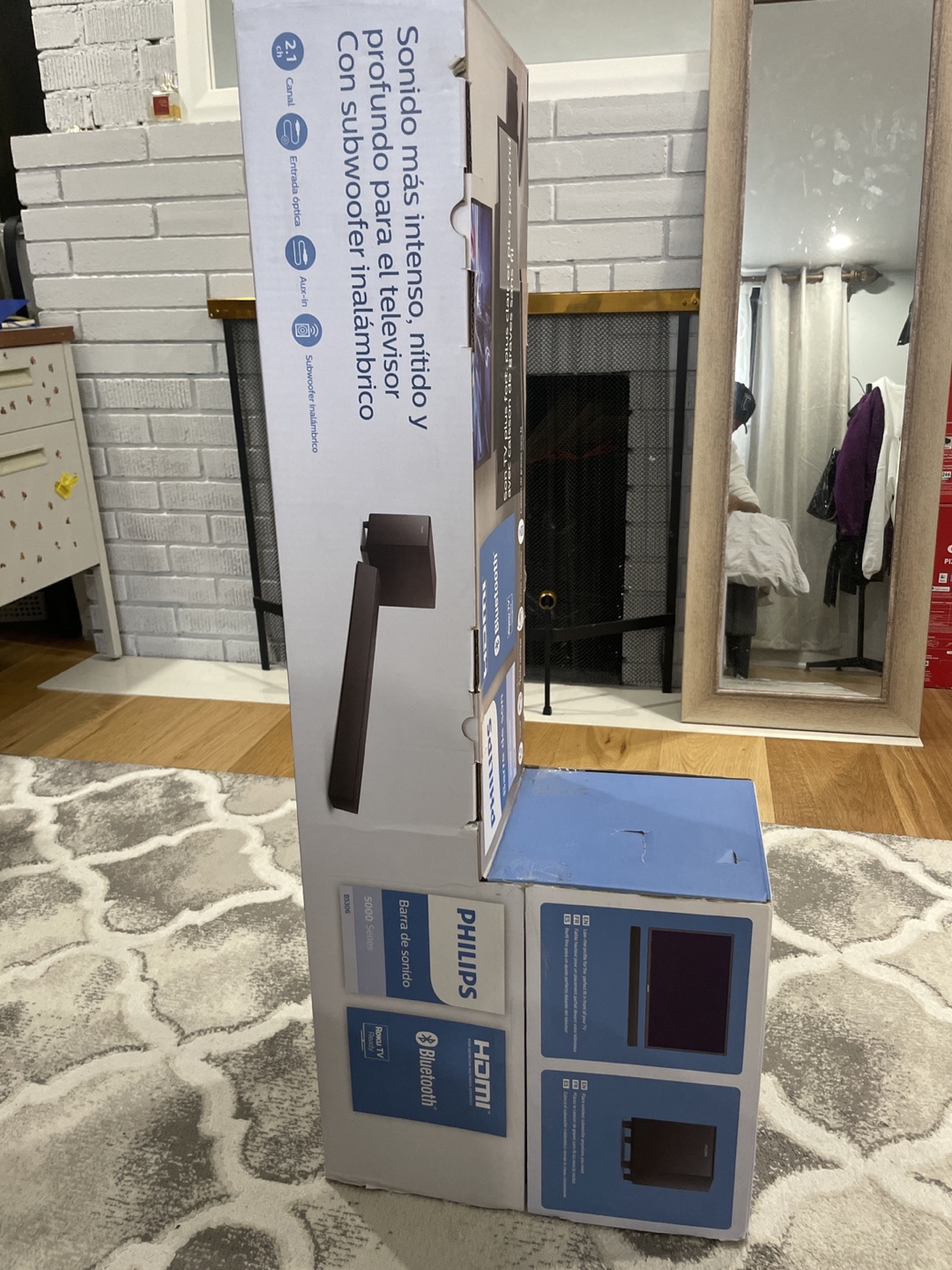 Philips 5000 Series B5306 2.1ch Soundbar with Wireless Subwoofer