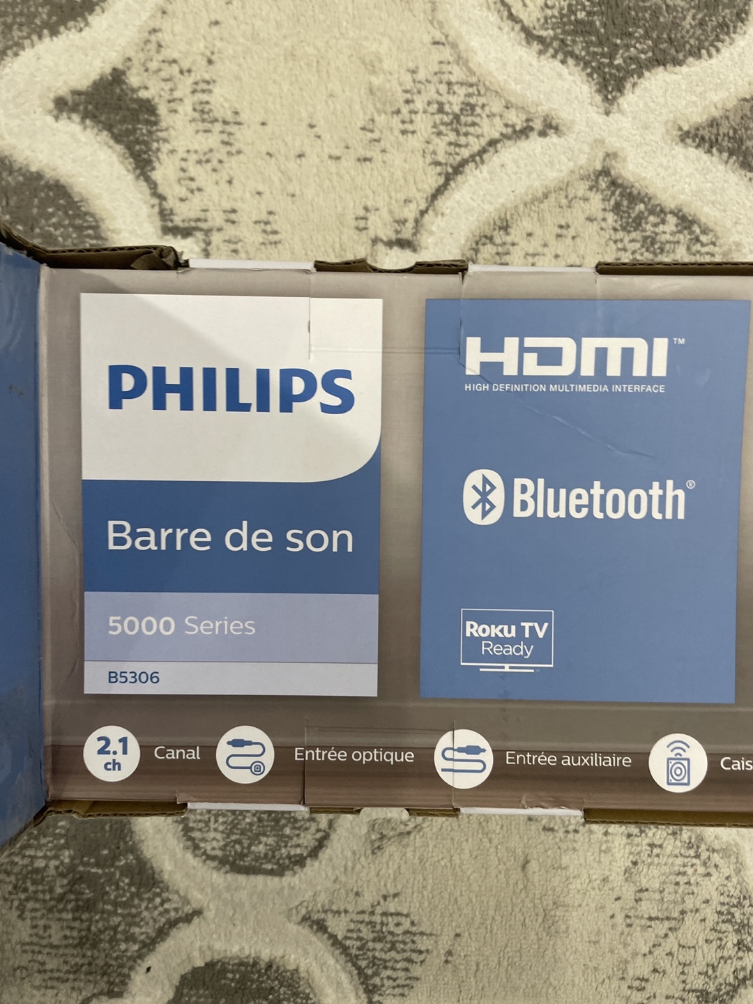 Philips 5000 Series B5306 2.1ch Soundbar with Wireless Subwoofer - photo 4