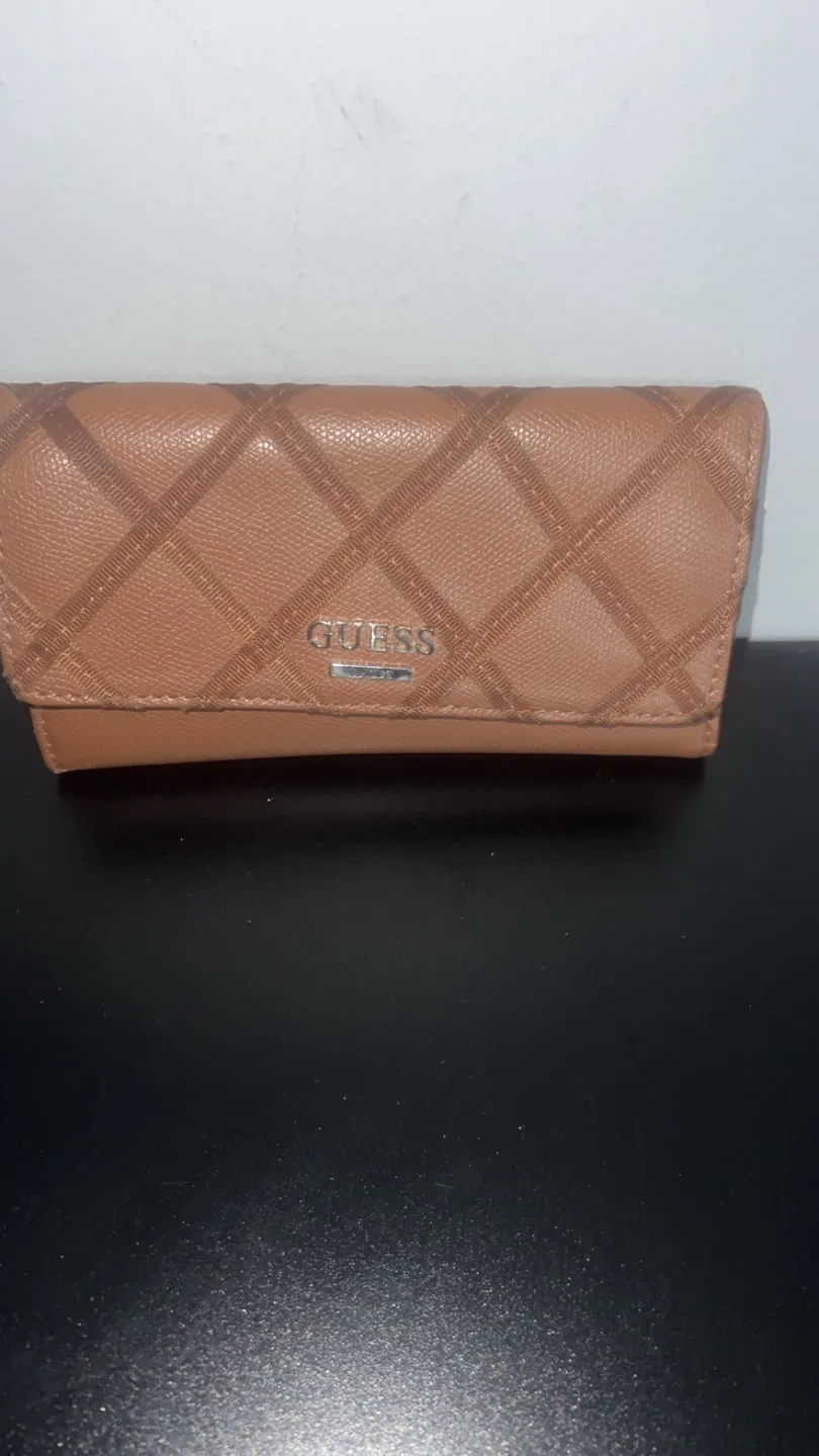 Guess Brown Quilted Wallet thumbnail