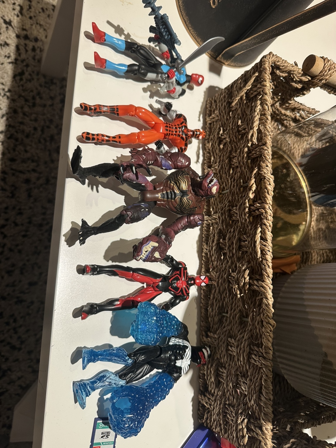 Lot of 5 Spiderman Action Figures