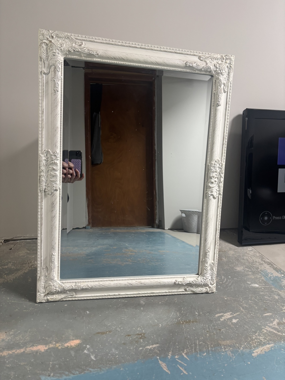 White Ornate Mirror