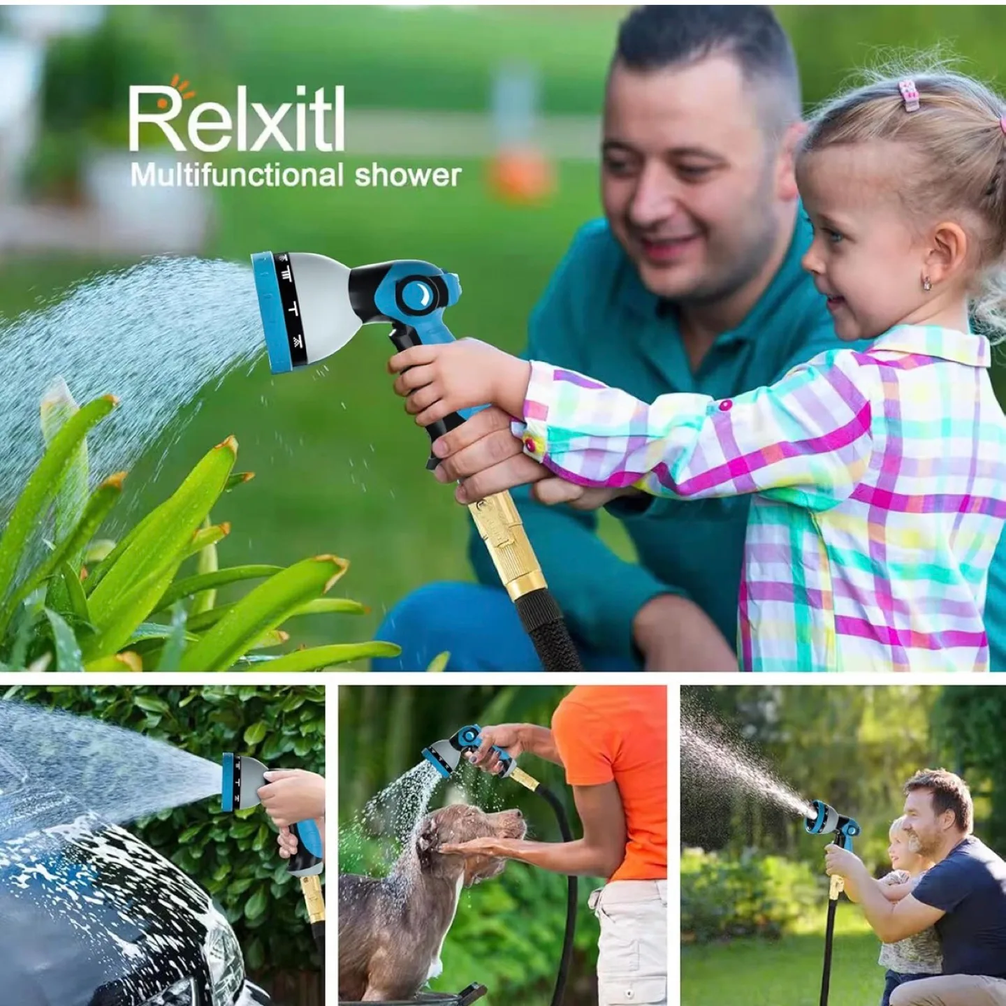 Expandable Garden Hose 25ft with 10Function Sprayer image indicator(6)