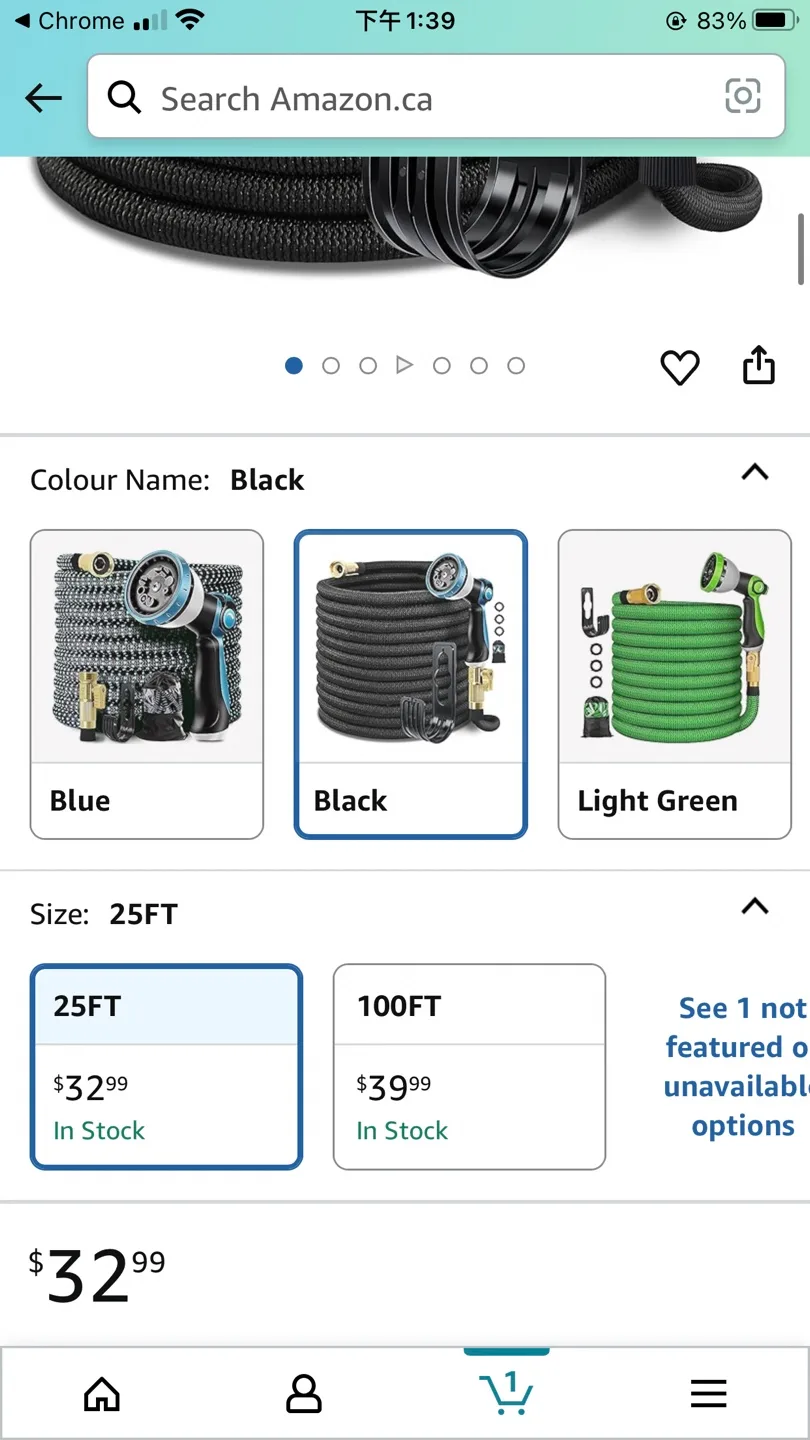 Expandable Garden Hose 25ft with 10Function Sprayer image indicator(7)
