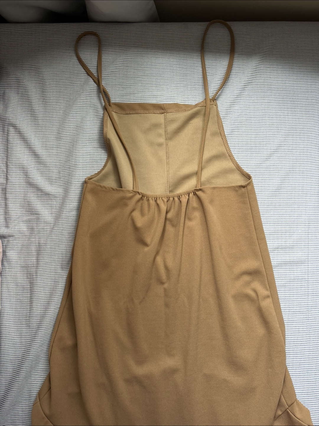 Camel-coloured midi dress( mermaid fit) - photo 2