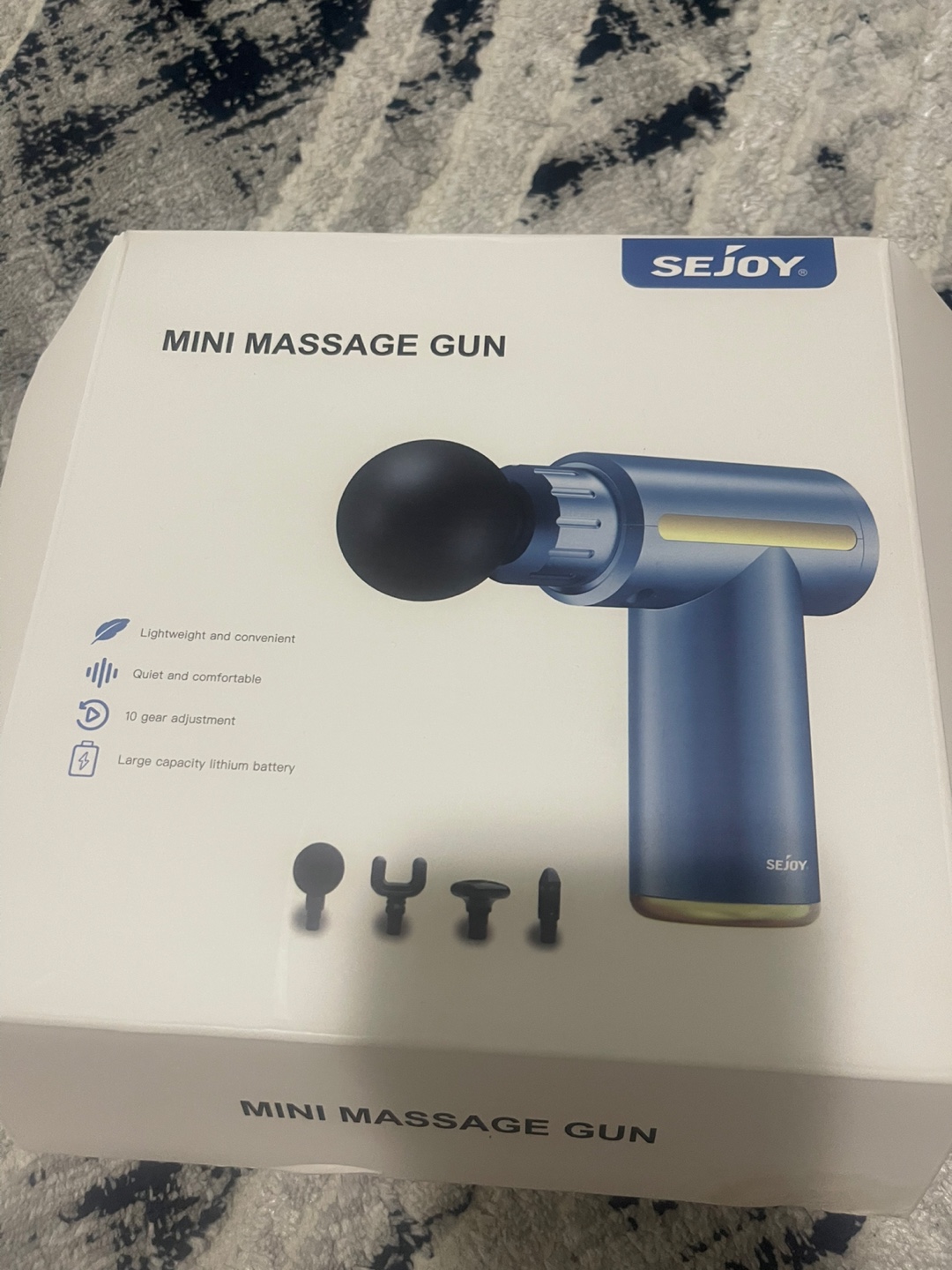 SEJOY Mini Massage Gun - Blue - photo 2