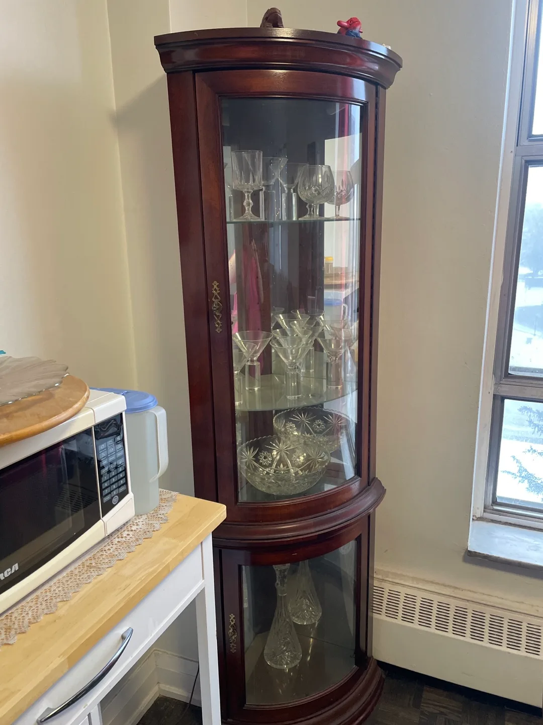 Corner Curio Cabinet thumbnail