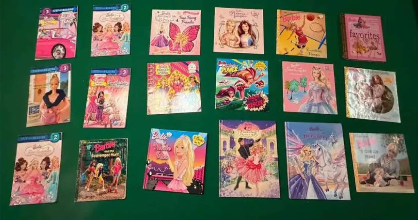 Lot of 18 Barbie Books thumbnail