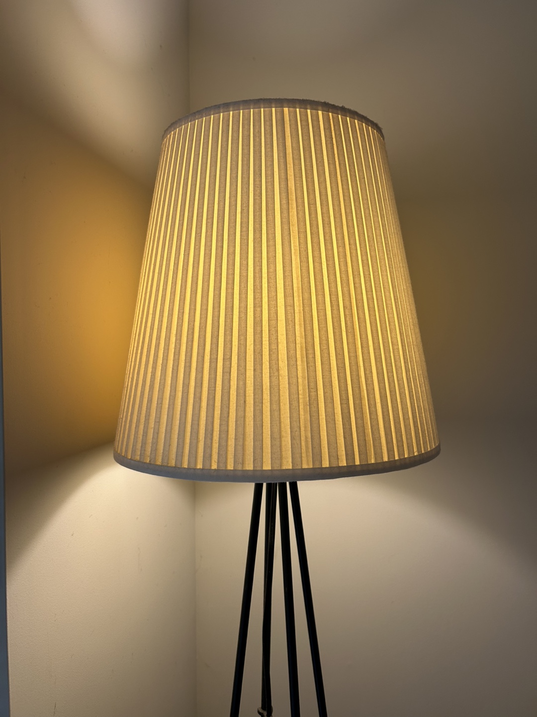 Ikea Floor Lamp with Pleated Shade - photo 3