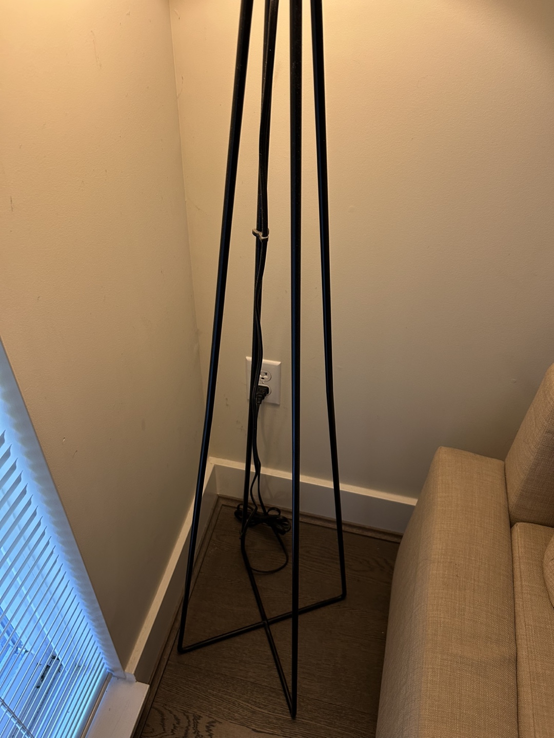 Ikea Floor Lamp with Pleated Shade - photo 2