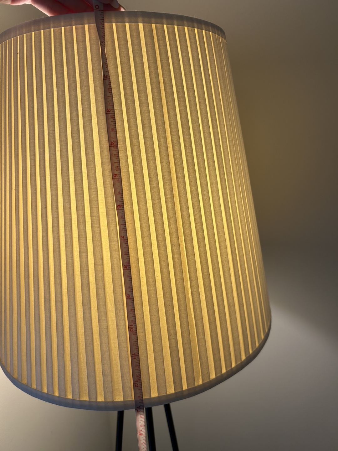 Ikea Floor Lamp with Pleated Shade - photo 5