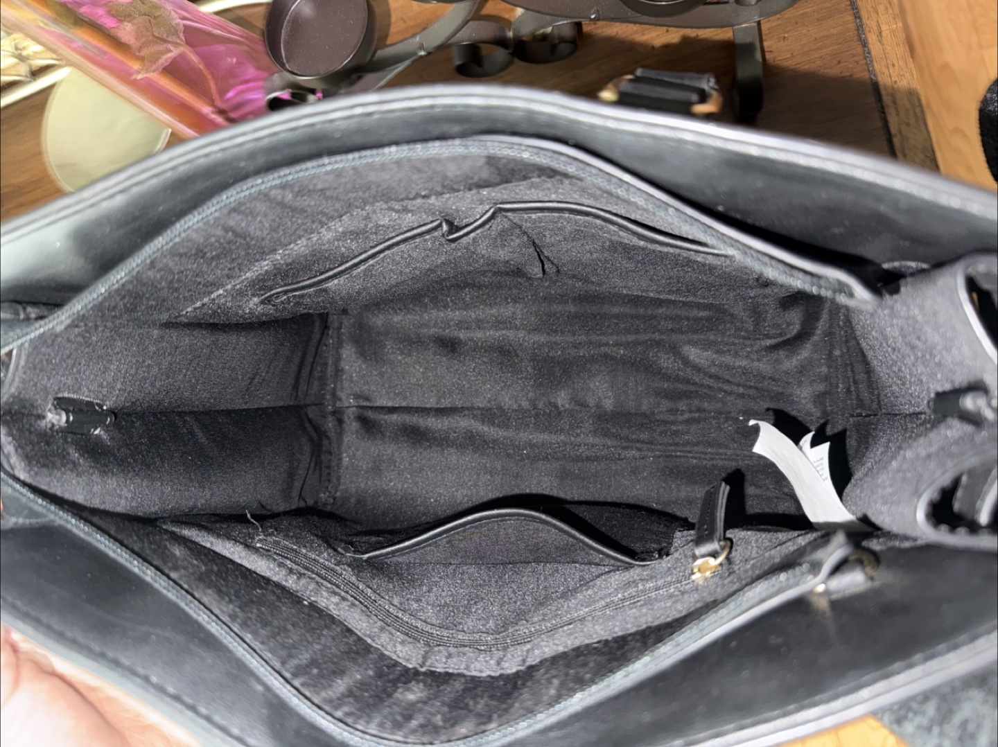 #freecycle Black Snakeskin-textured ALDO Handbag - photo 4