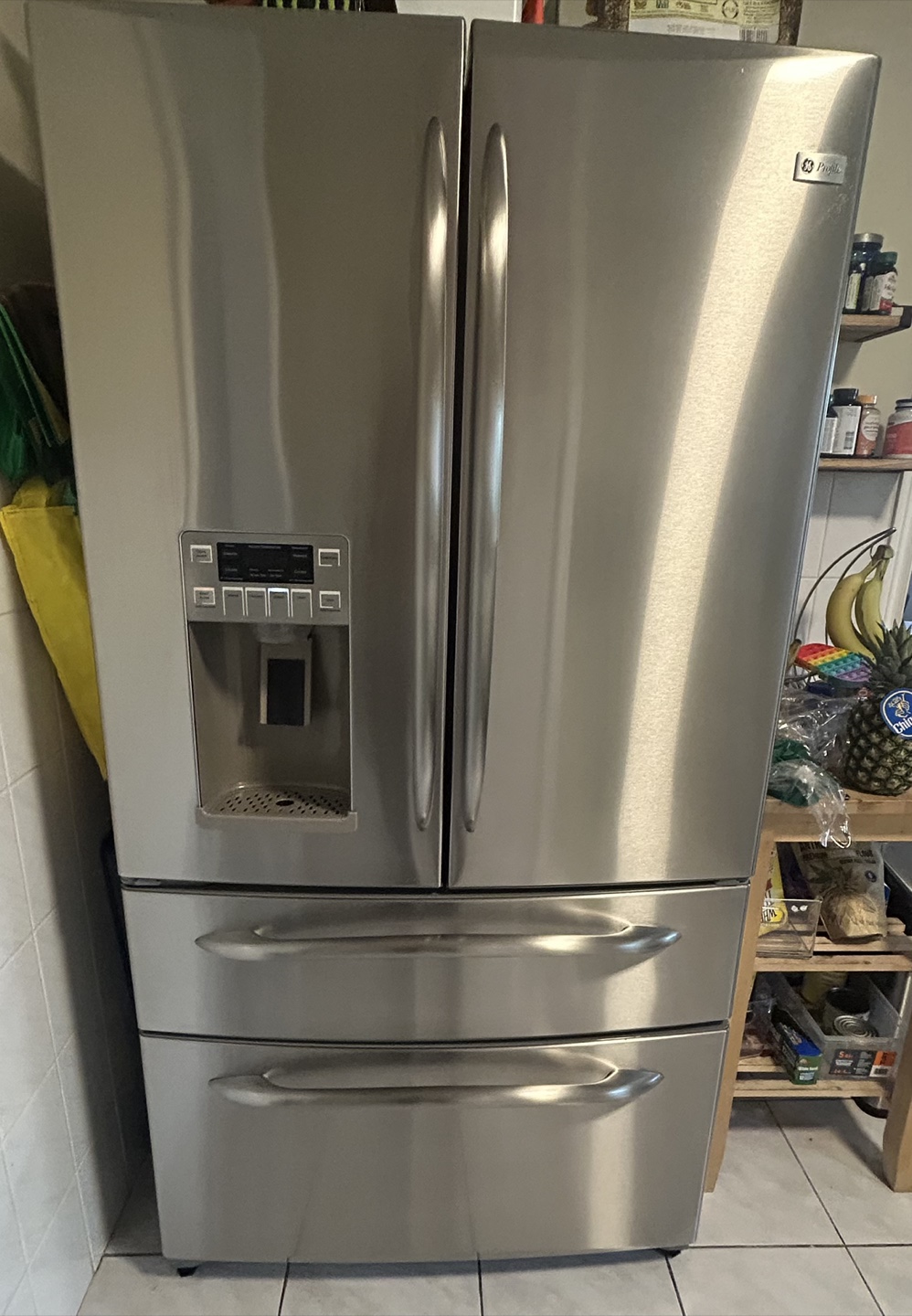 GE French Door Refrigerator - Stainless Steel - photo 2