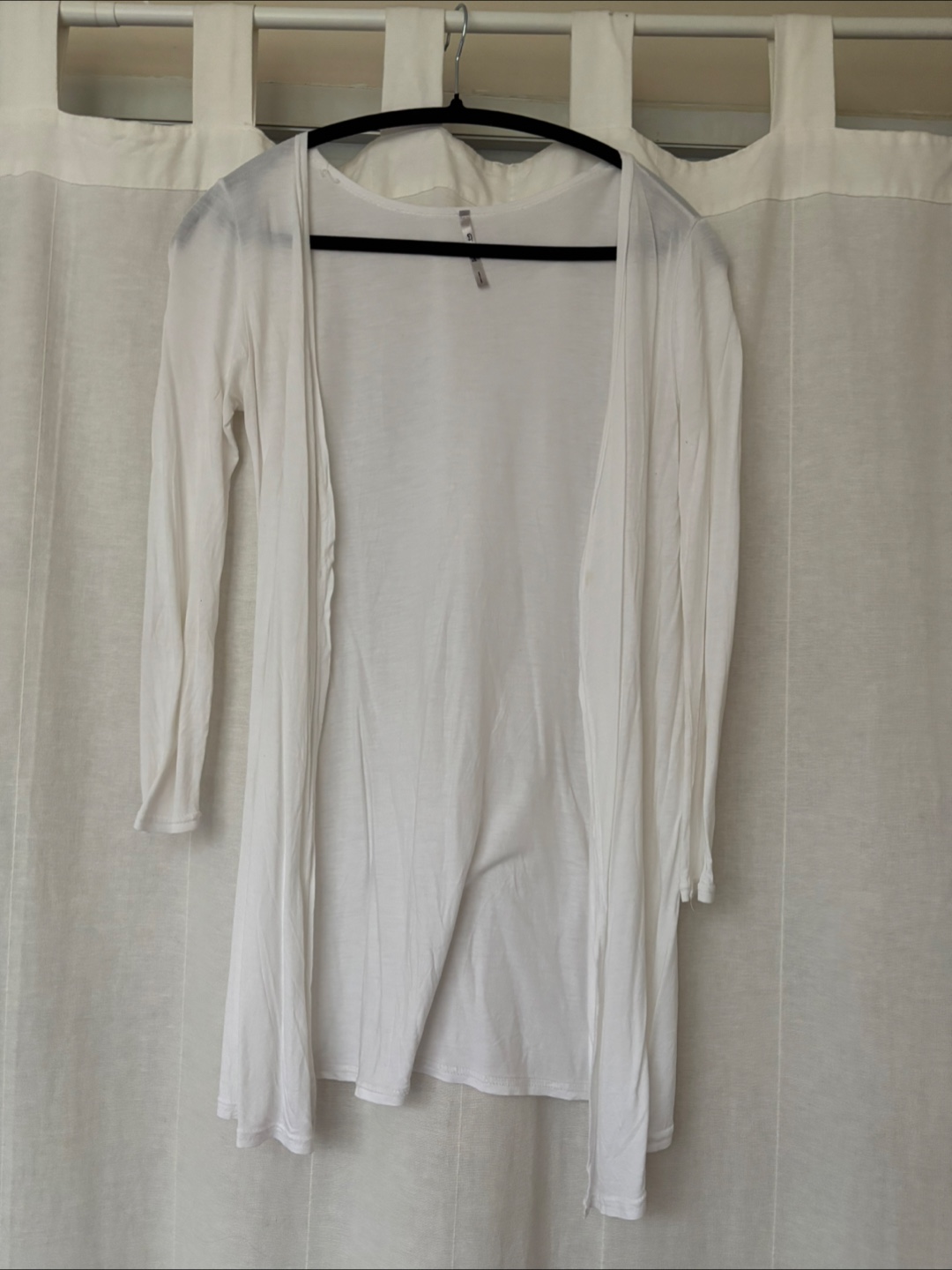 White Lightweight Cardigan