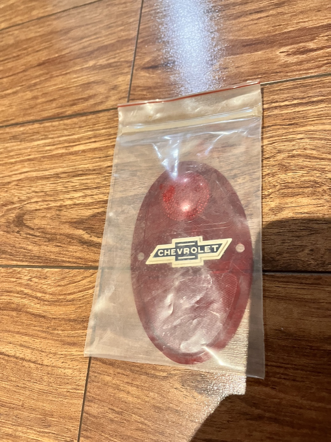 Vintage Chevrolet Oval Red Lens