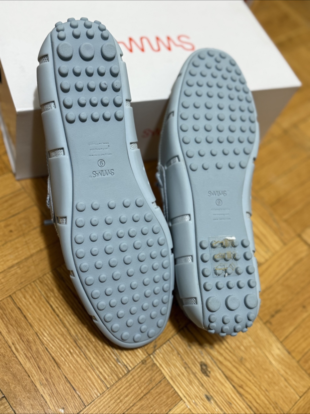 SWIMS Men's Woven Driver Loafers - Ice Blue - Size 9 - photo 2
