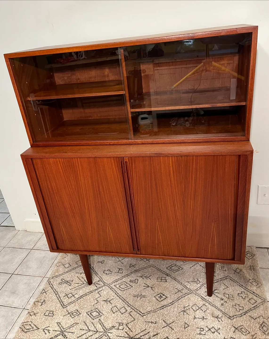 Restored Vintage Teak Mobler Cabinet image indicator(2)