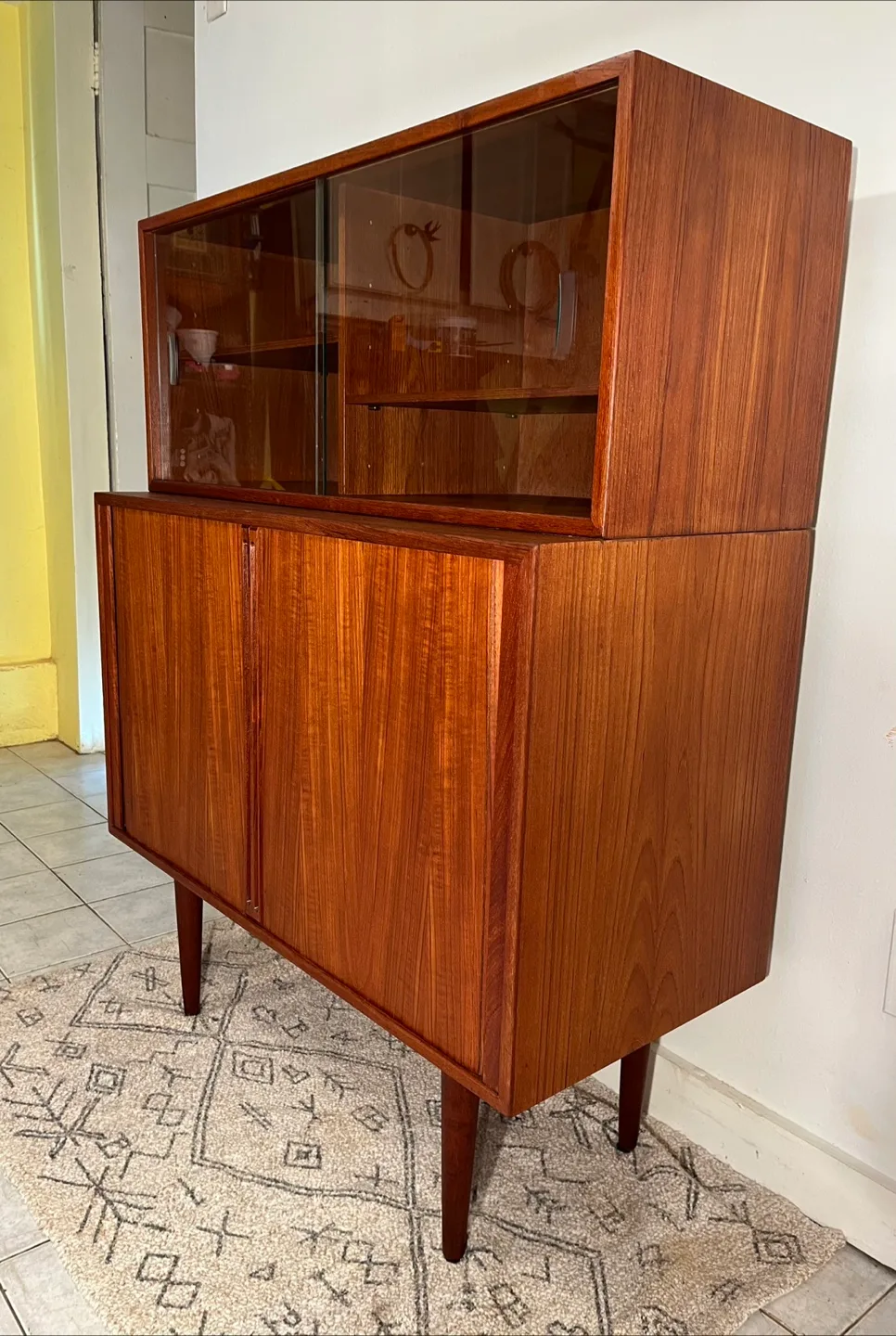 Restored Vintage Teak Mobler Cabinet image indicator(4)