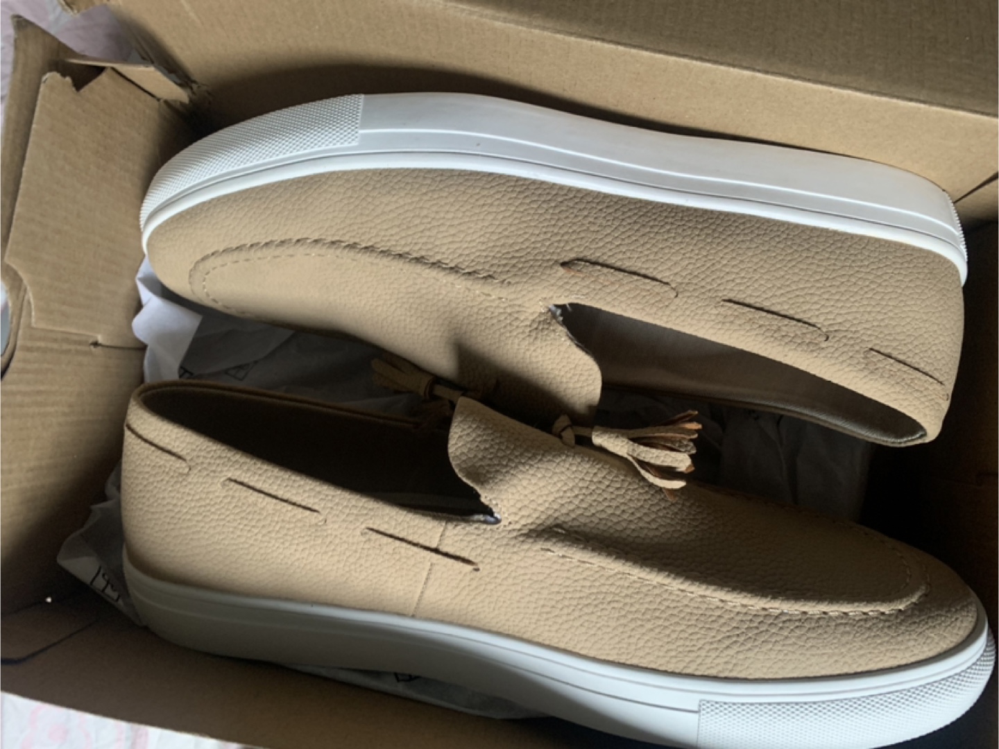 Call it Spring Beige Vegan Loafers