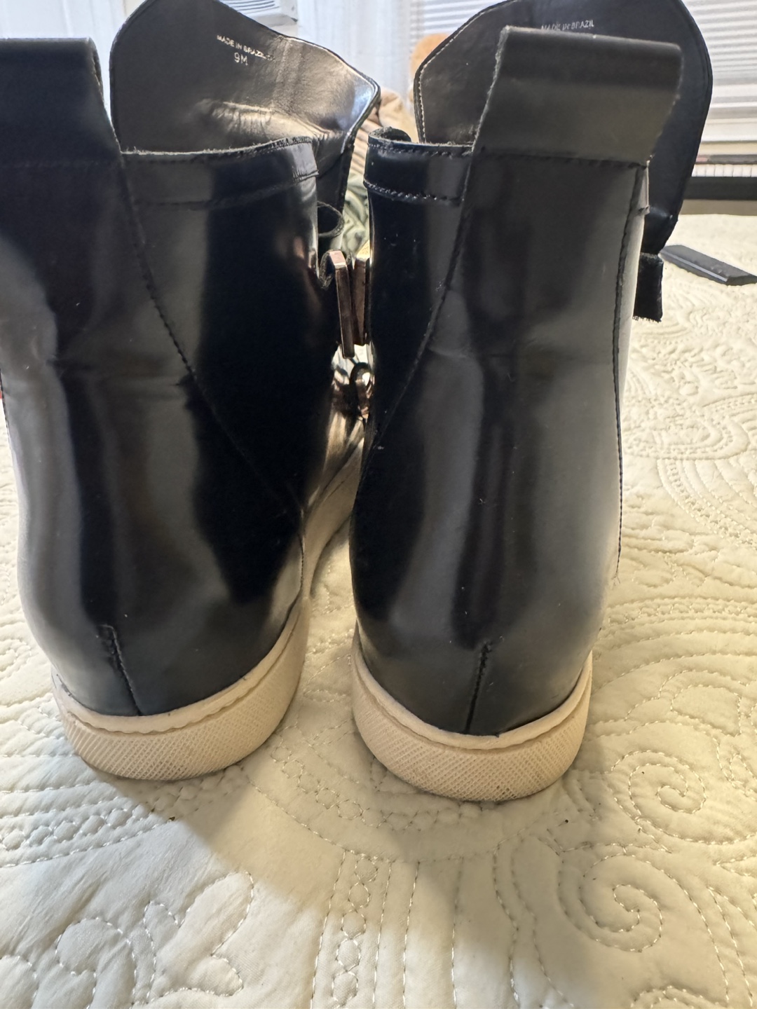 Saint & Libertine Black Leather High Top Sneakers - photo 5