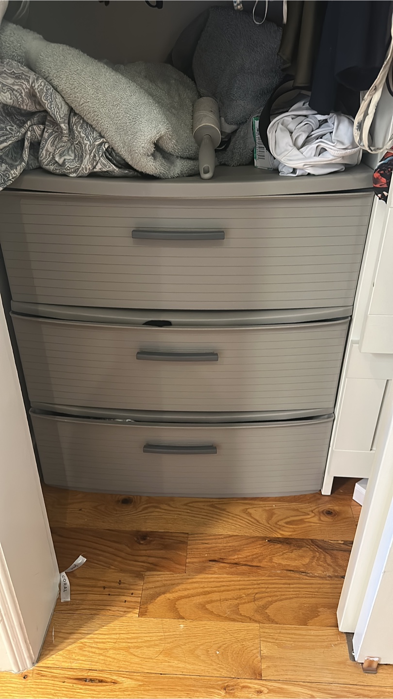 Two Closet Organizers with Drawers