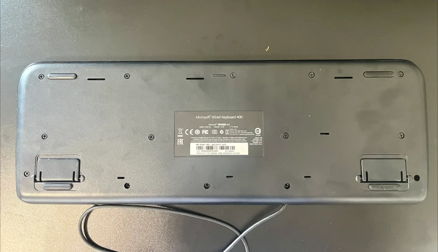 Microsoft Wired Keyboard 400 - Black image indicator(2)