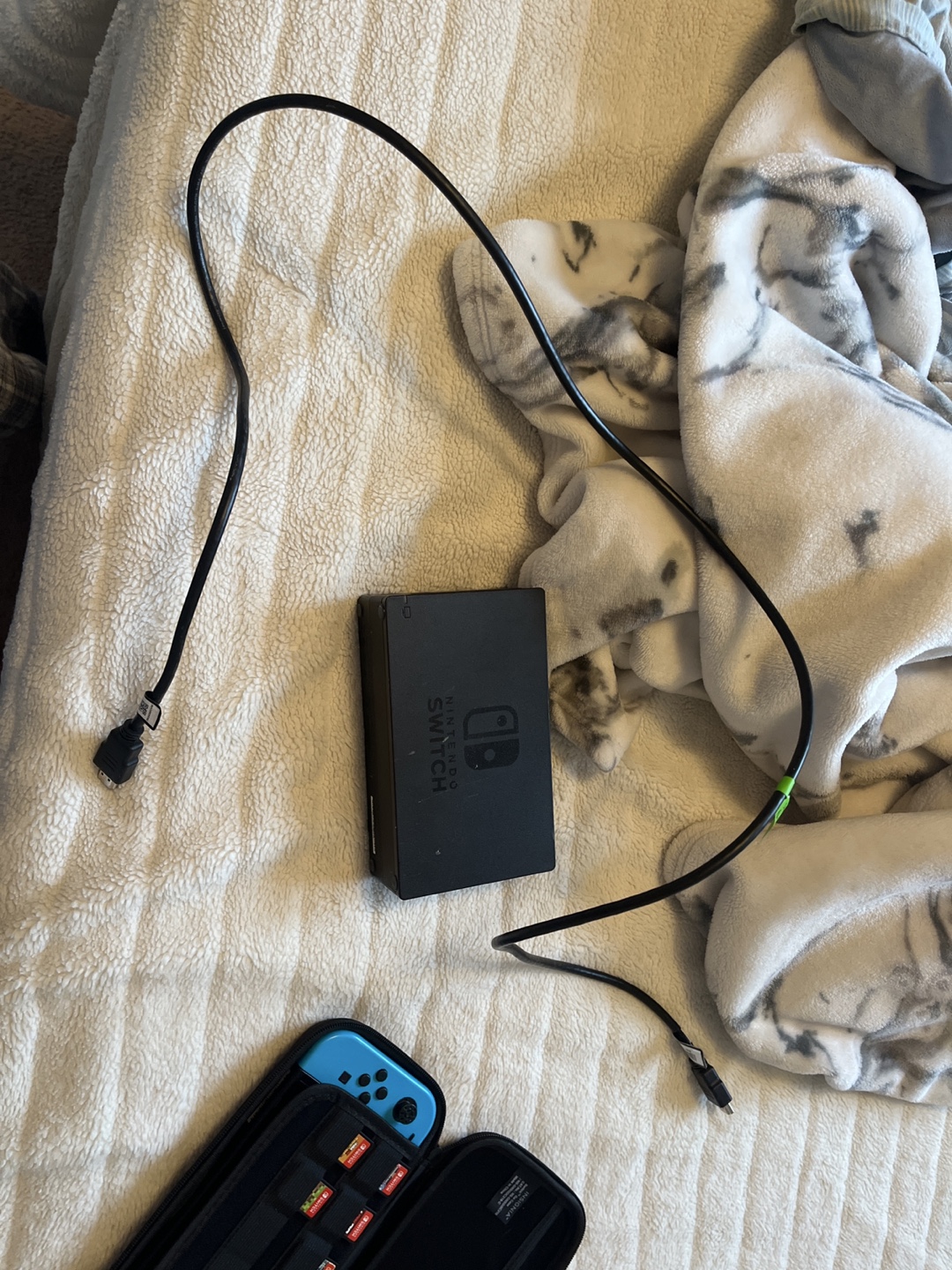 Nintendo Switch Console with Games and Accessories - photo 3