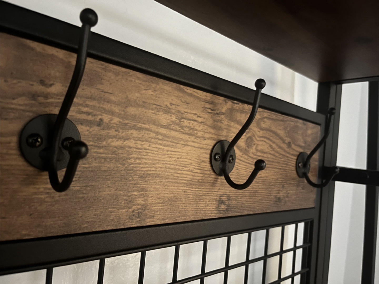 Industrial Farmhouse Entryway Organizer - photo 3