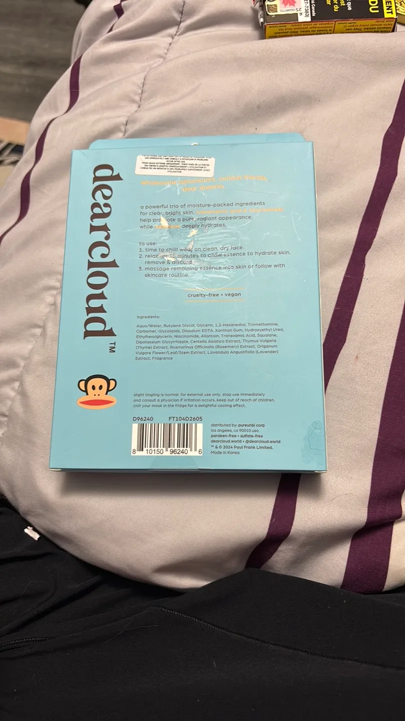 Dearcloud Juicy Essence Face Mask Set image indicator(2)