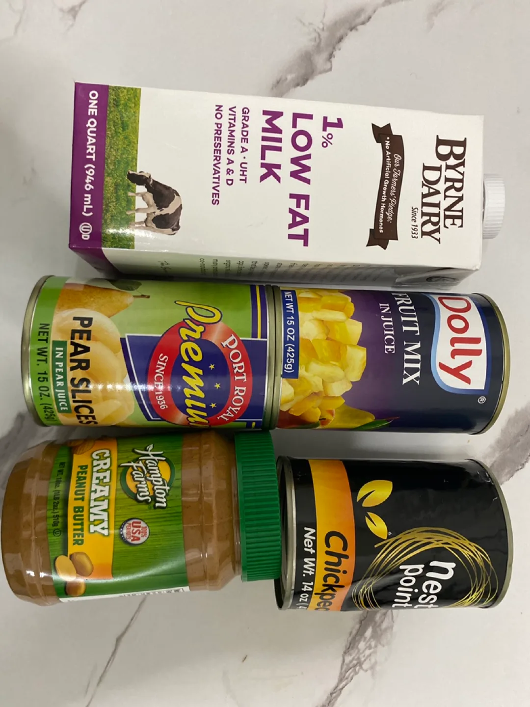 Assorted Canned Goods and Milk #freecycle thumbnail