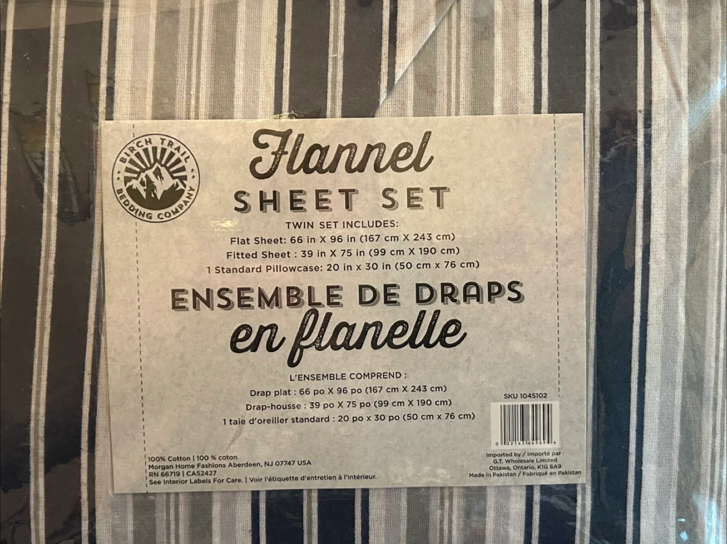 Flannel Twin Sheet Set image indicator(2)