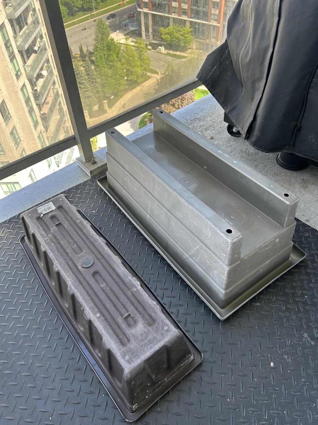 Two Plastic Planters for Balcony Gardening - photo 3