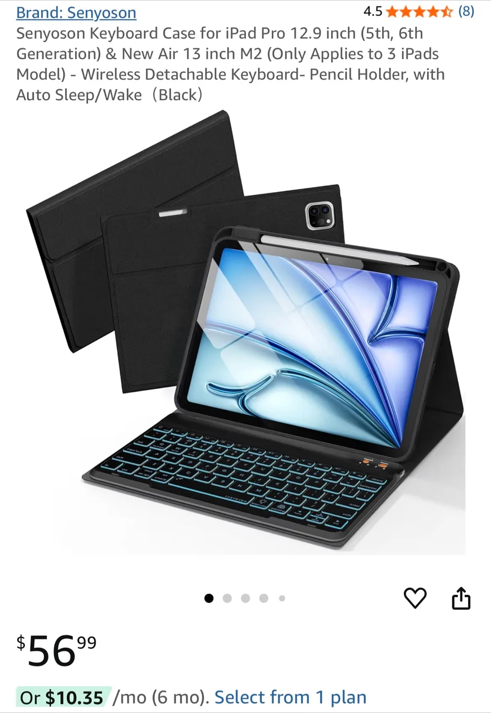 Senvyson Wireless Keyboard Case image indicator(3)