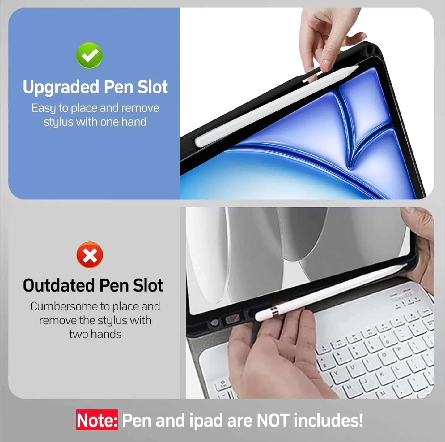 Senvyson Wireless Keyboard Case image indicator(8)