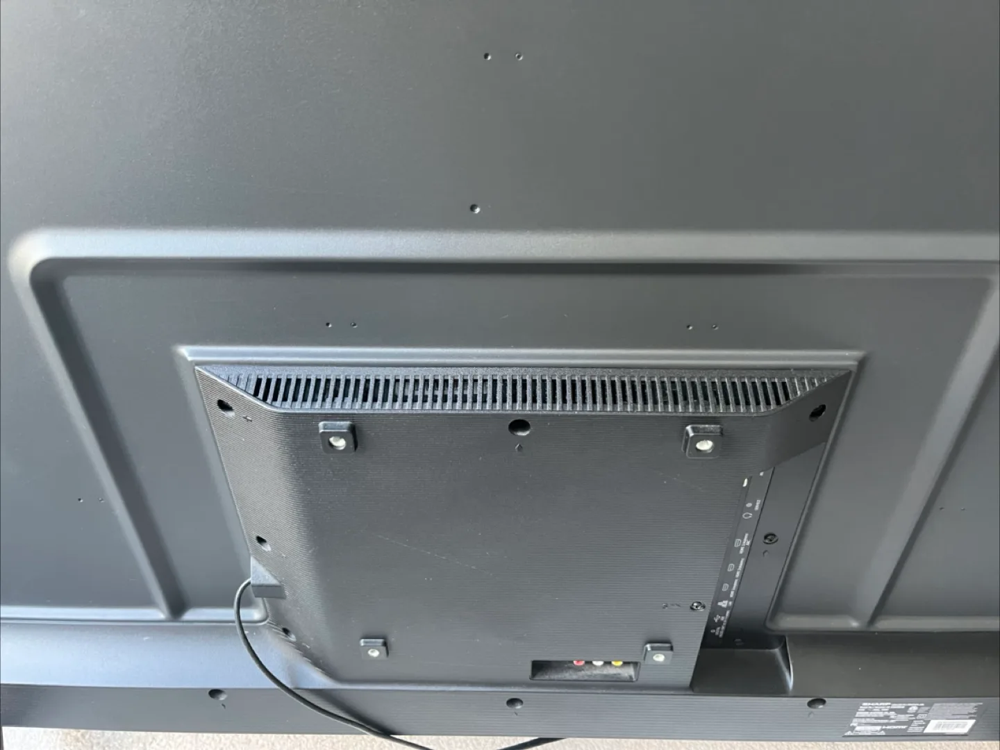 #freecycle NOT POWER ON Sharp 55-inch Smart TV with Remote image indicator(2)