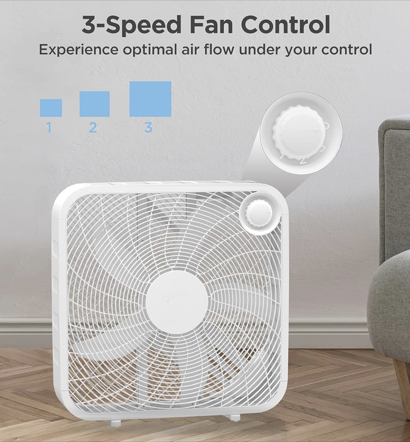 Box Fan - White. Sale for the parts - photo 4