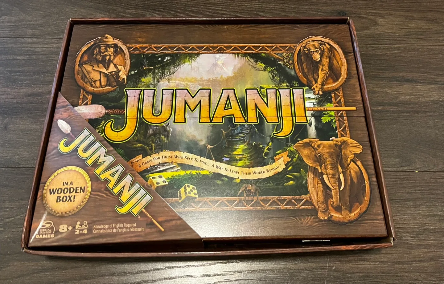 Jumanji Board Game - Wooden Box Edition thumbnail