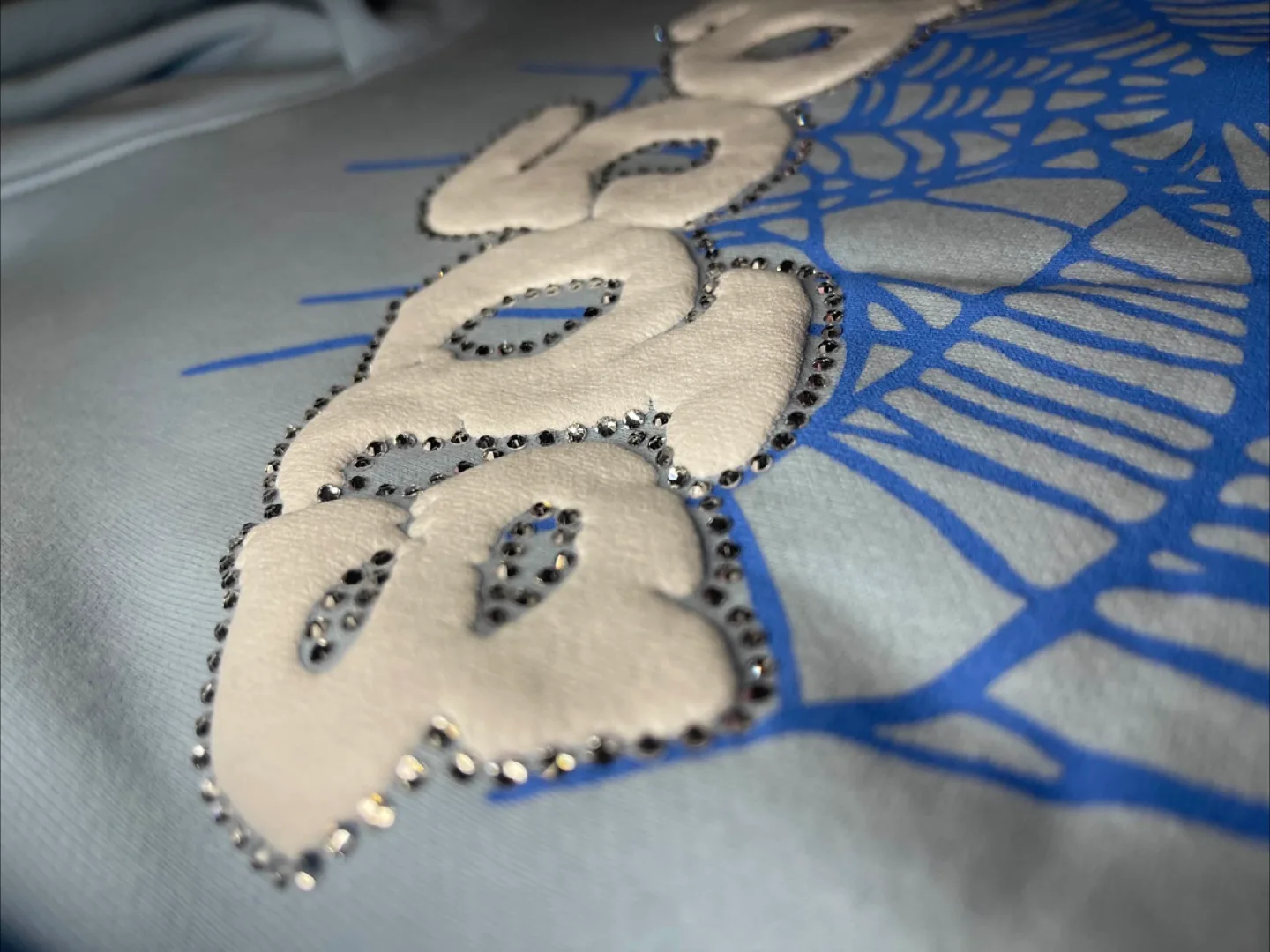 Sp5der Rhinestone Hoodie - Size M image indicator(2)