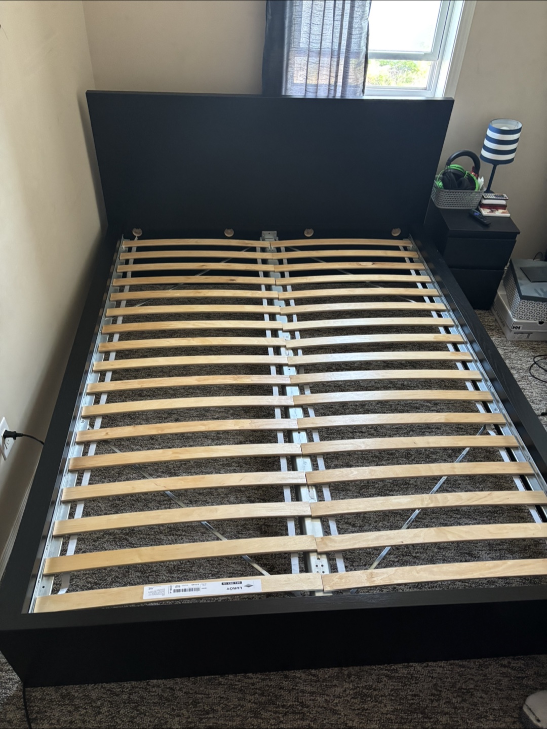 IKEA MALM Queen Bed Frame with Slatted Base - photo 2