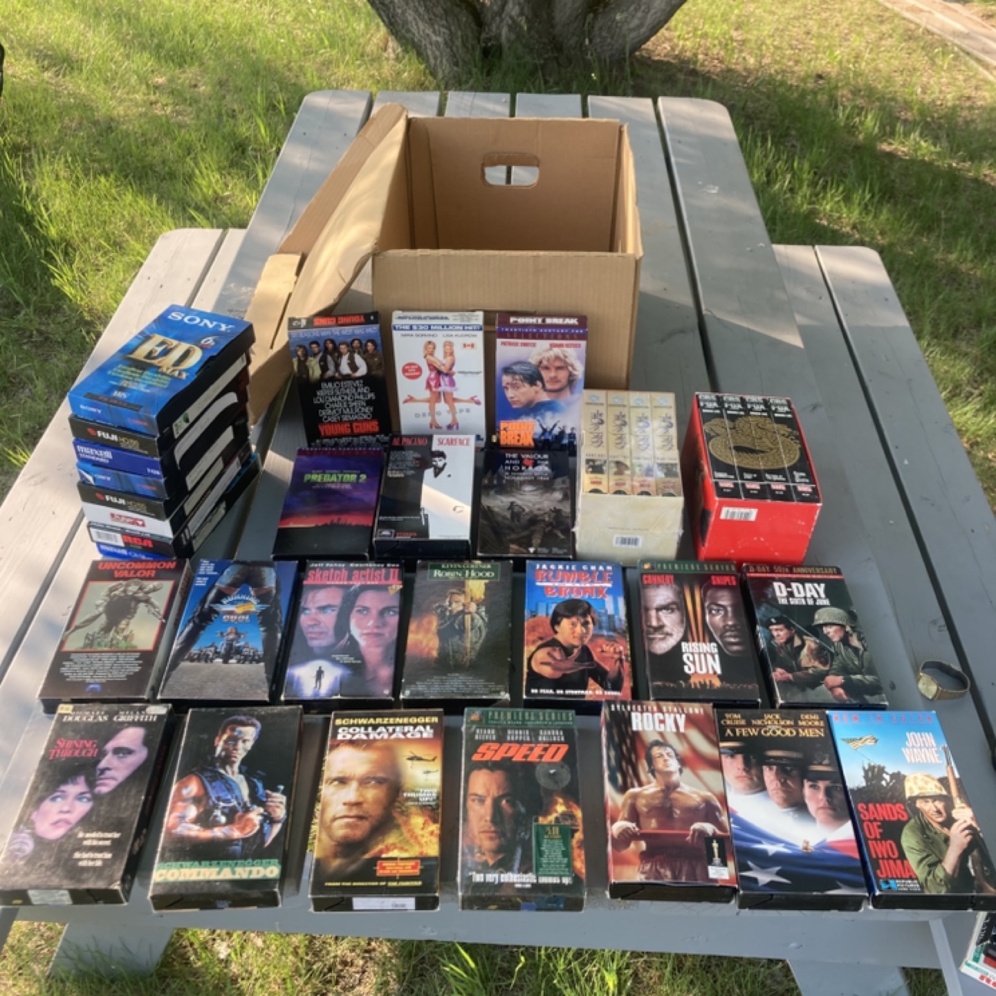 Huge VHS Movie Lot - Action, Comedy, and More!