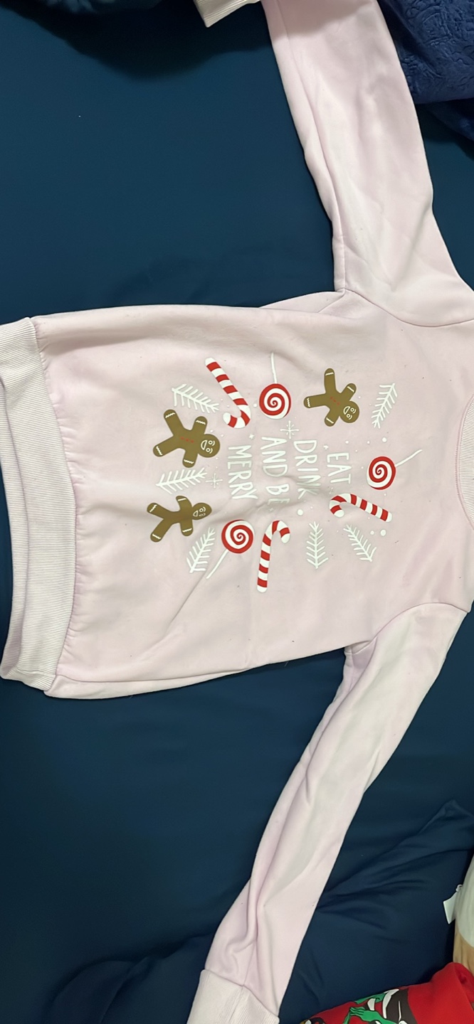 Pink Christmas Sweater - Eat Drink and Be Merry - photo 2