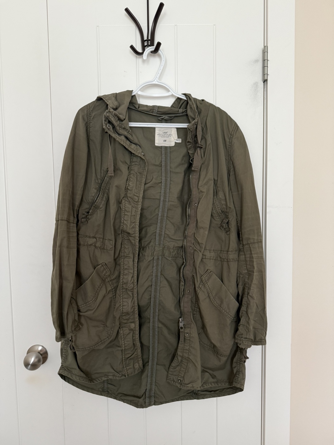 Olive Green Hooded Jacket