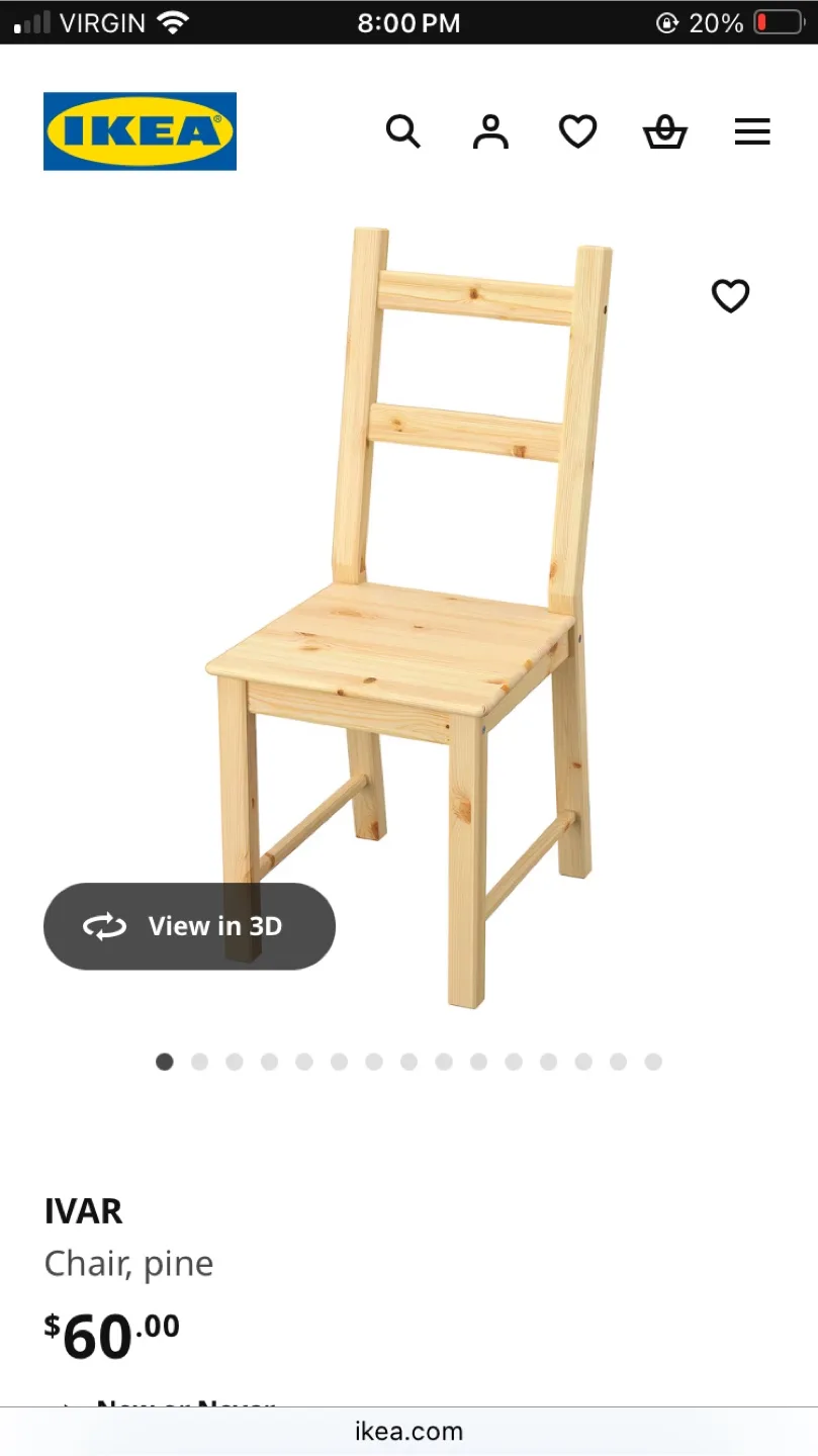 IKEA INGO Table and IVAR Chairs Set image indicator(4)