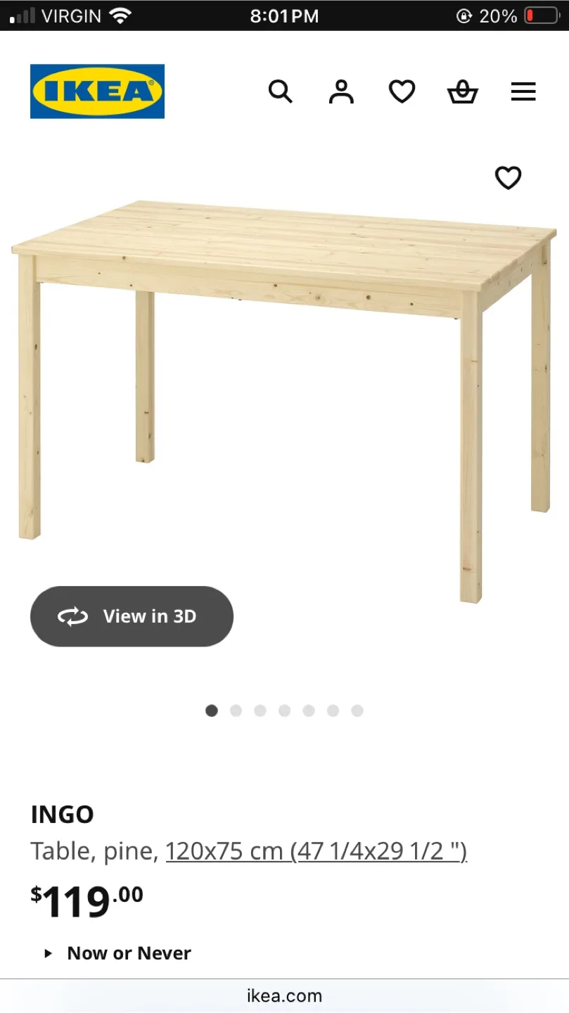 IKEA INGO Table and IVAR Chairs Set image indicator(3)
