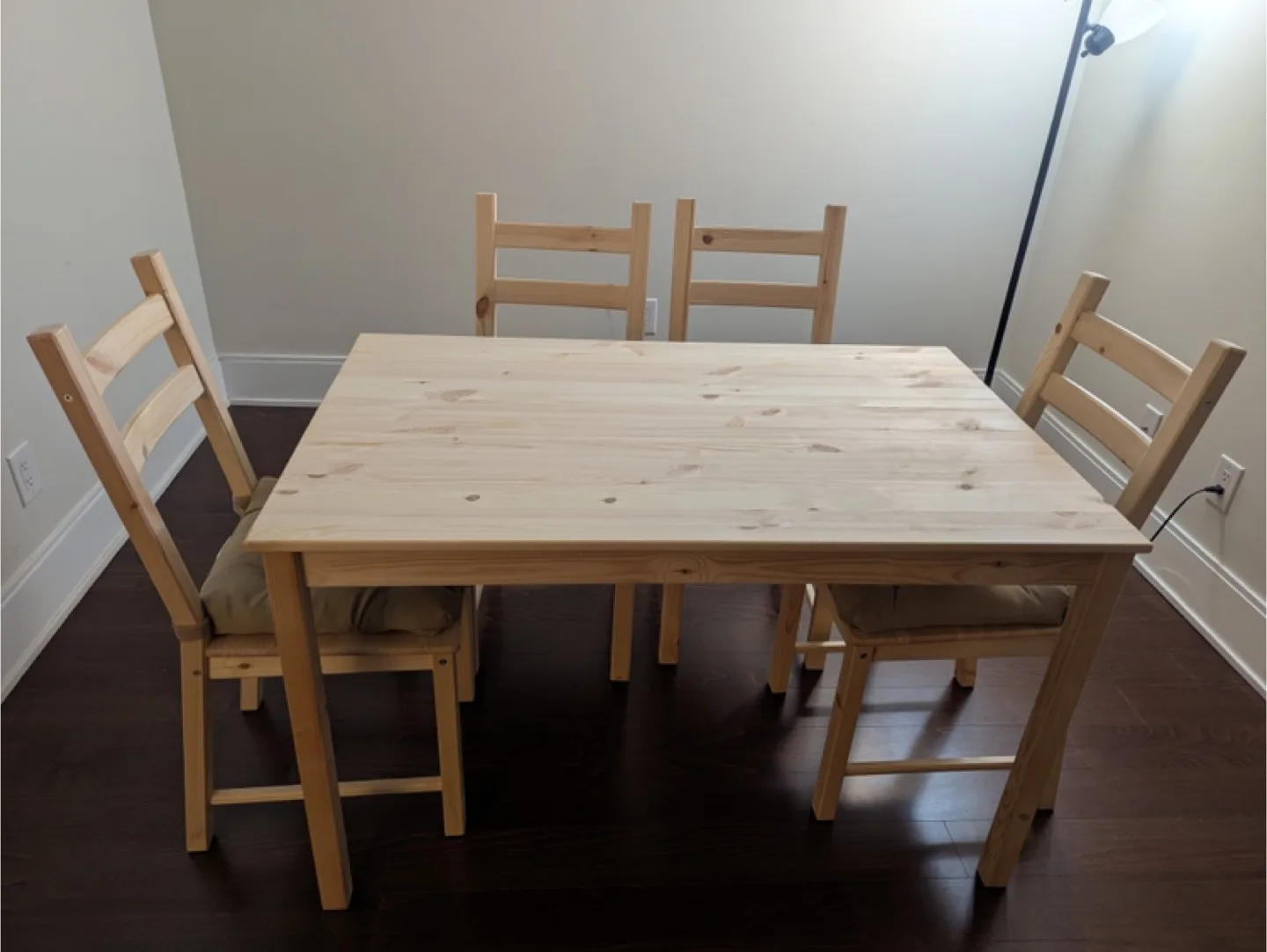 IKEA INGO Table and IVAR Chairs Set thumbnail